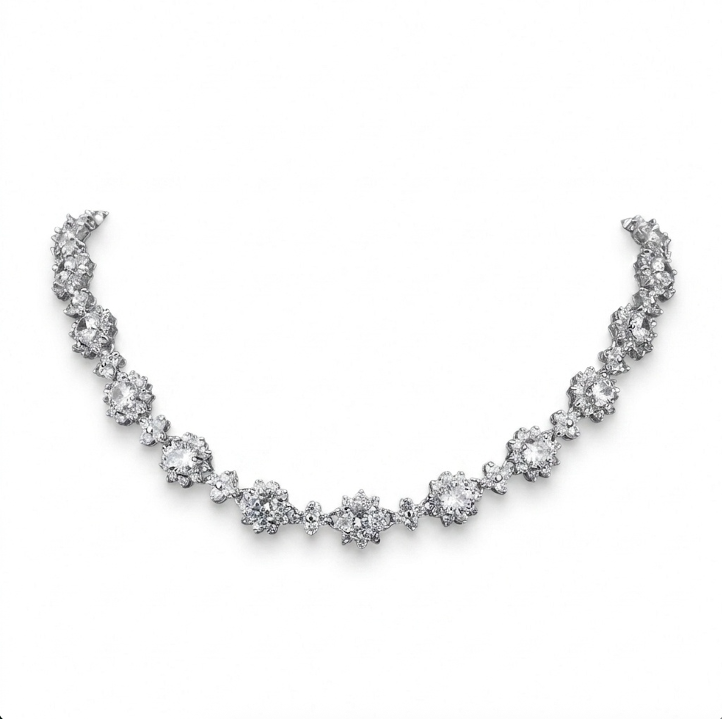 MARGUERITTE ESTATE COLLAR - WHITE SAPPHIRE