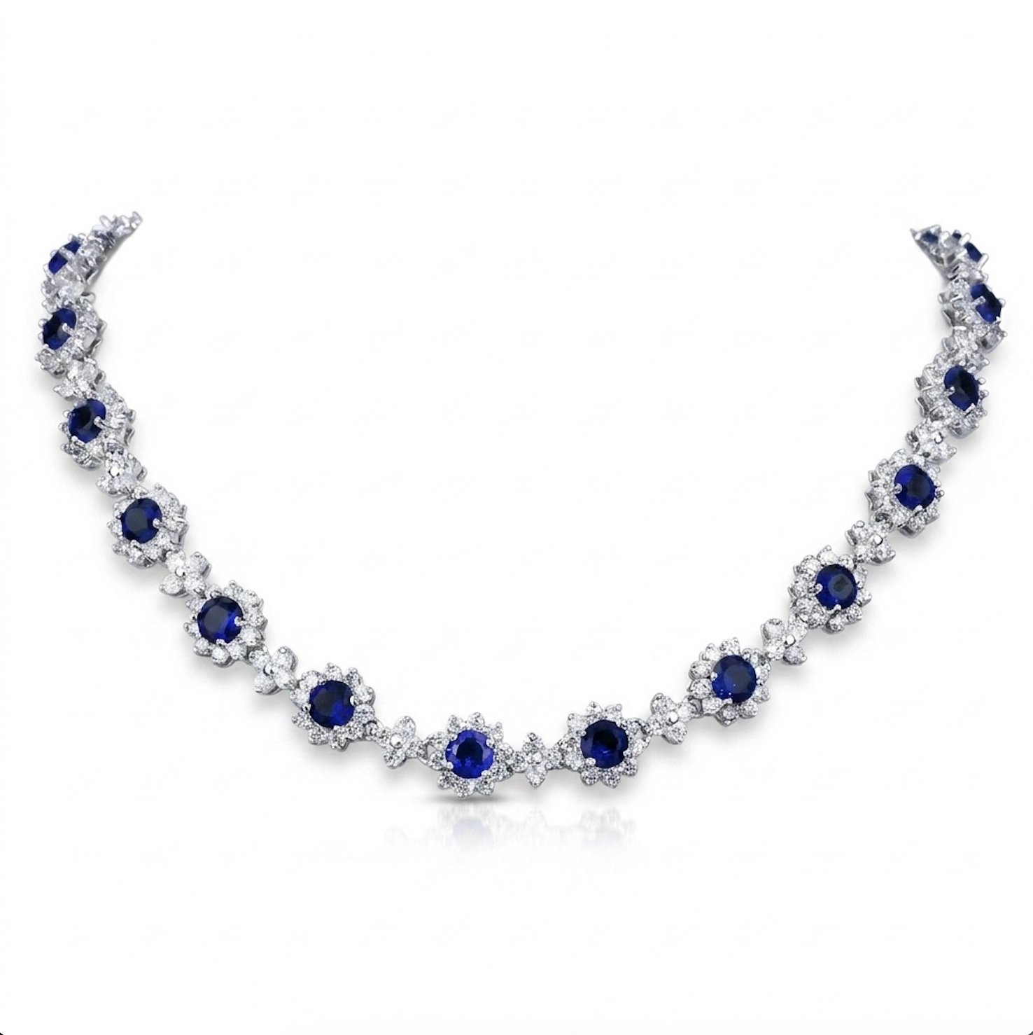 MARGUERITTE ESTATE COLLAR - SAPPHIRE