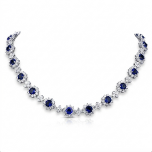 MARGUERITTE ESTATE COLLAR - SAPPHIRE