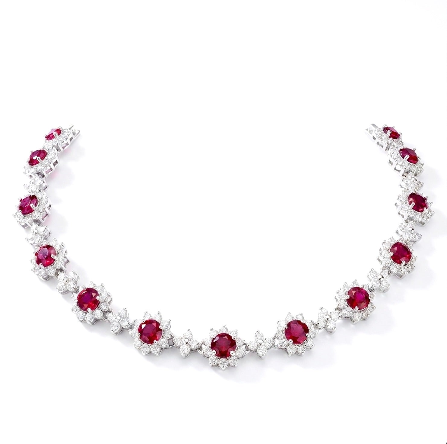 MARGUERITTE ESTATE COLLAR - RUBY