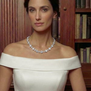 MARGUERITTE ESTATE COLLAR - WHITE SAPPHIRE