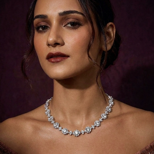 MARGUERITTE ESTATE COLLAR - WHITE SAPPHIRE