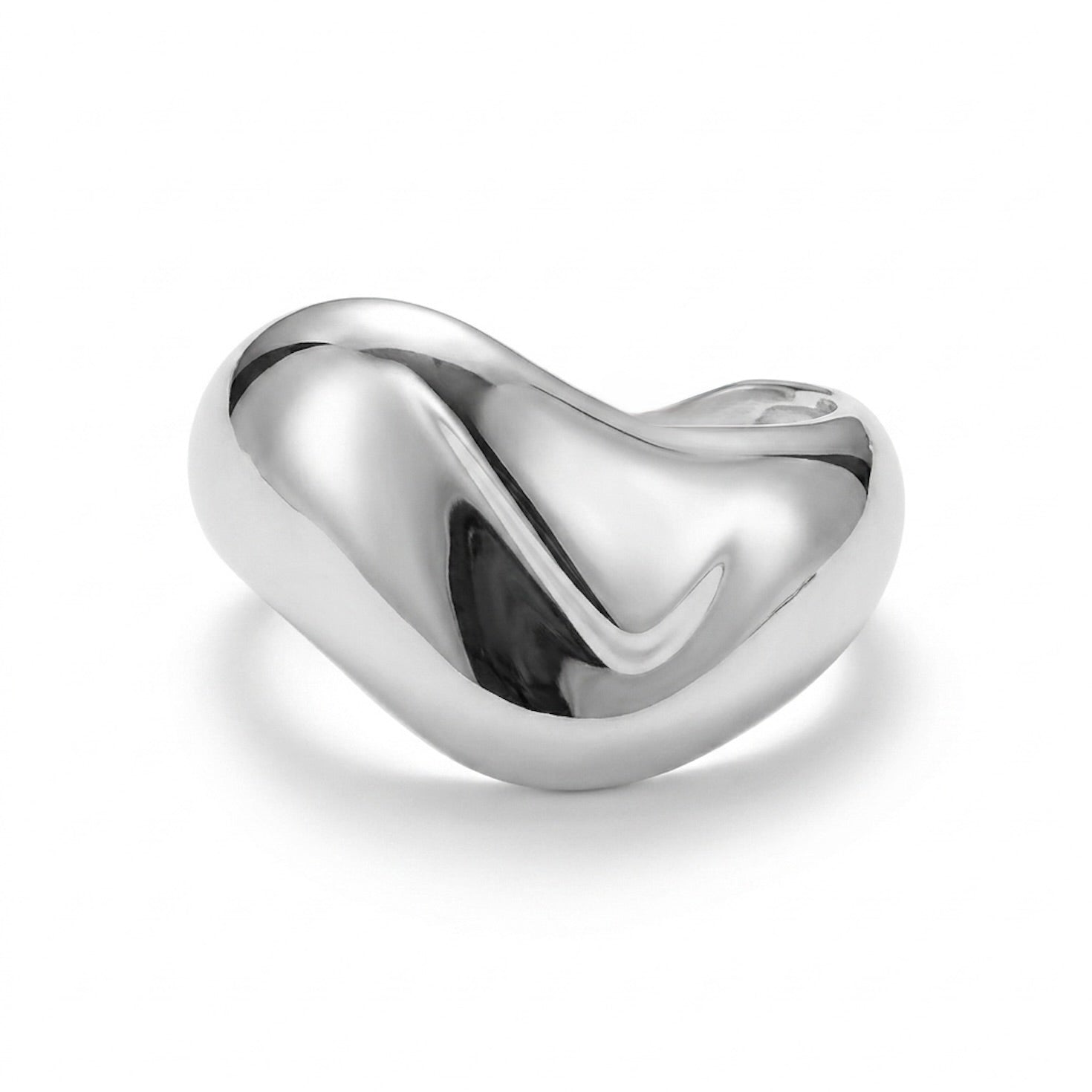 XL WARPED CUFF - SILVER