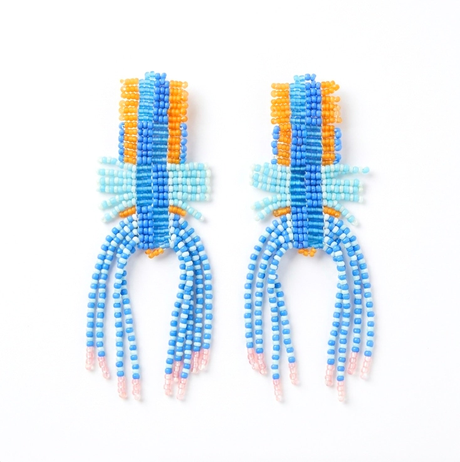 DANCER HAND BEADED EARRING