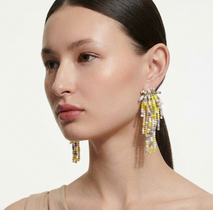 WEEPING WILLOW HAND BEADED EARRING - SUN CONFETTI