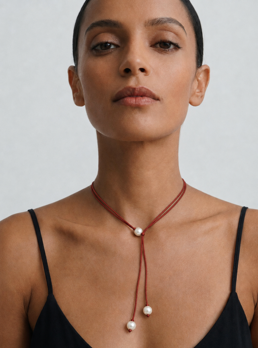 BABY BAROQUES LARIAT - SCARLET
