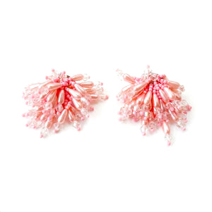 BURST HAND BEADED EARRING - PETAL