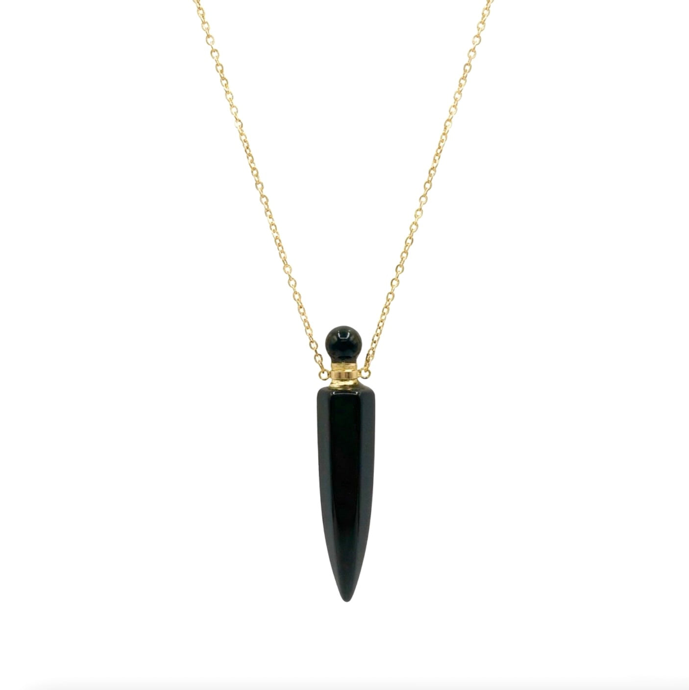 FIRESIDE FRAGRANCE AMULET PENDANT - ONYX
