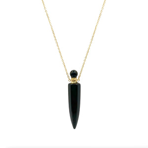 FIRESIDE FRAGRANCE AMULET PENDANT - ONYX