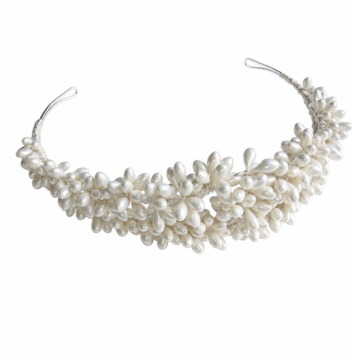 ODESSA LACQUERED PEARL HEADBAND