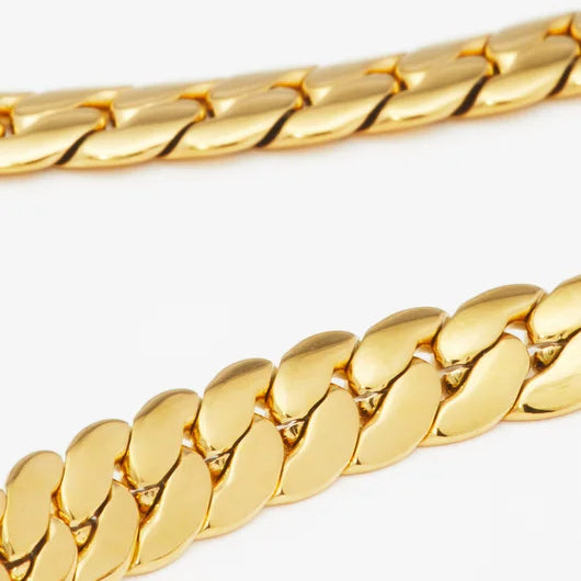 Snake Chain Necklace | Linjer Jewelry