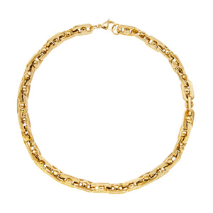 BOLT CHAIN NECKLACE - GOLD