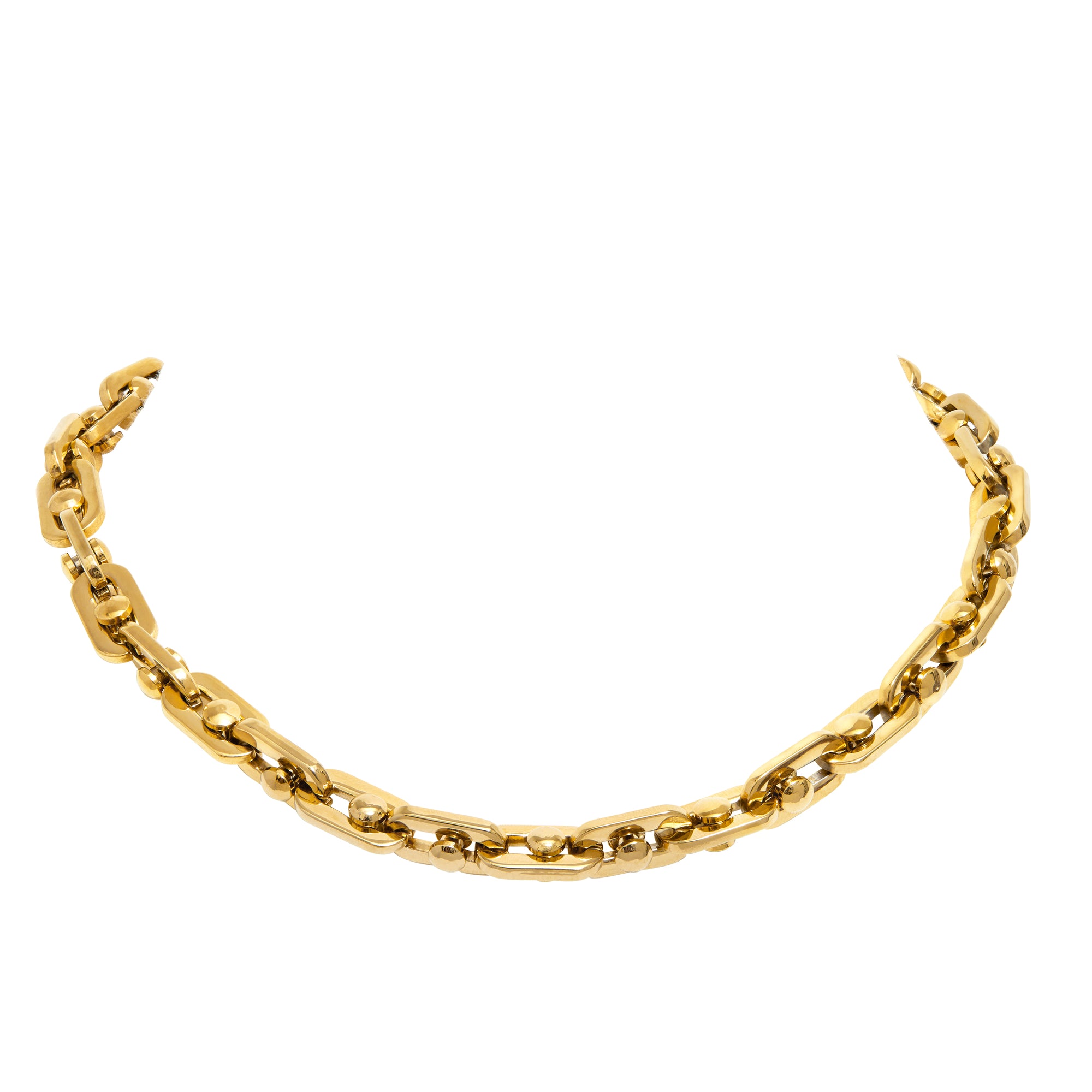 BOLT CHAIN NECKLACE - GOLD