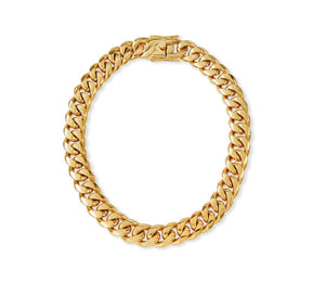RUTH CURB CHAIN COLLAR NECKLACE - 16MM