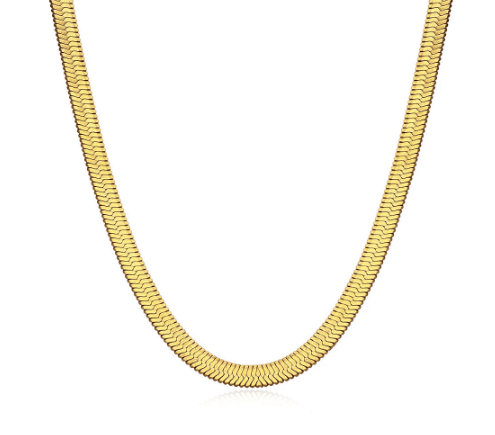 Herringbone necklace 2025 gold men