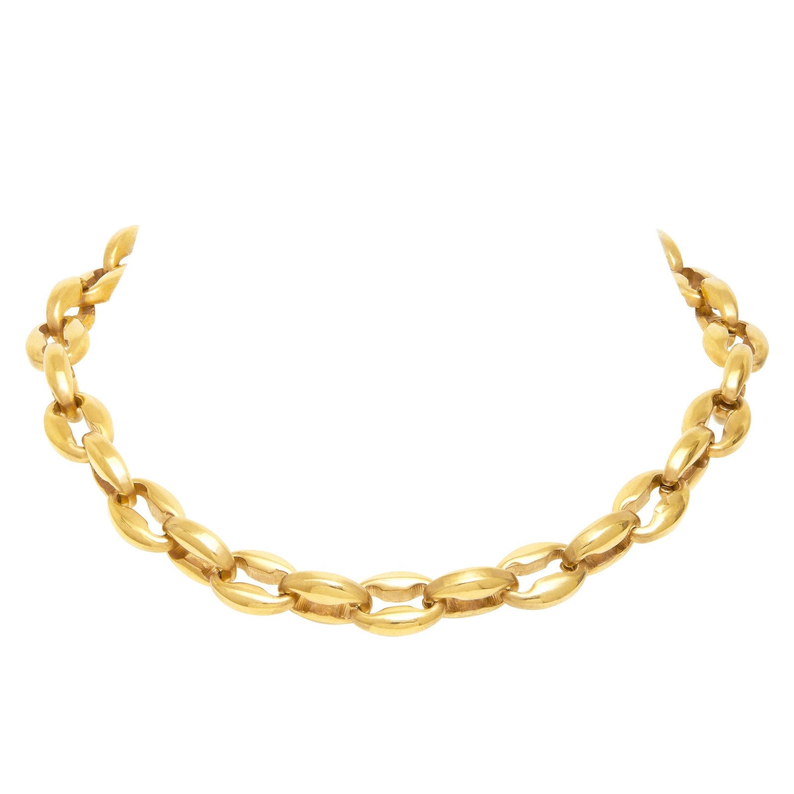 TOSCANO CHAIN LINK NECKLACE - GOLD